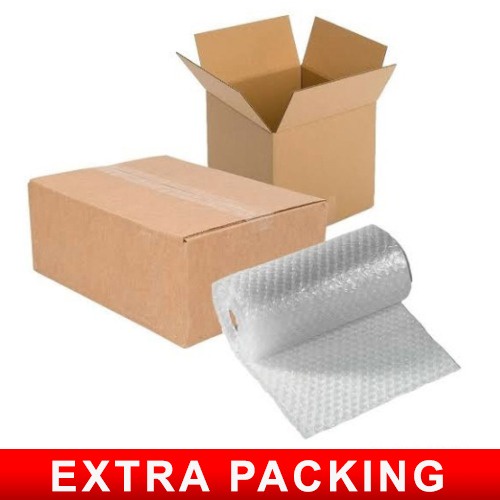 

Packing Tambahan Extra Bubble Wrap & Box