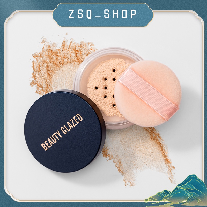 Beauty Glazed Loose Powder Setting Powder Murah Bedak Tabur Murah Makeup Wajah Bedak Setting Tabur