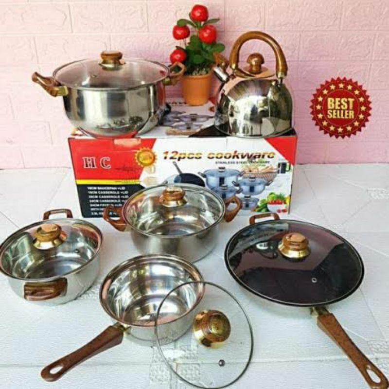 PANCI SET / ALAT MASAK SET ISI 12 PCS