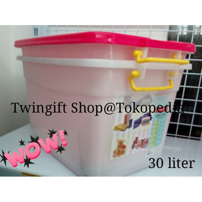 Box Container Lion Star-Wagon, 30 liter.(KHUSUS GOJEK).