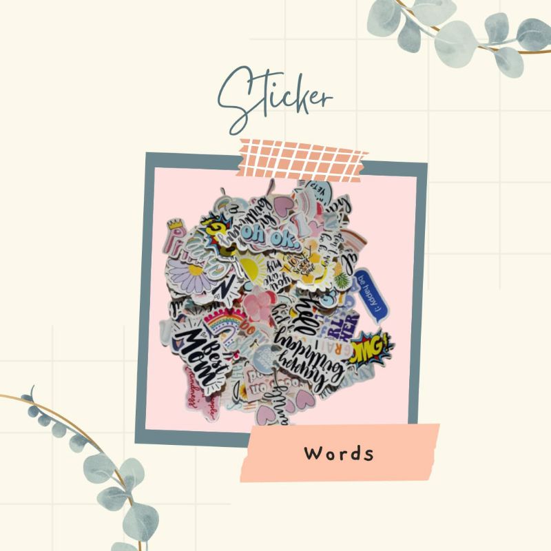 

Sticker Aesthetic Words