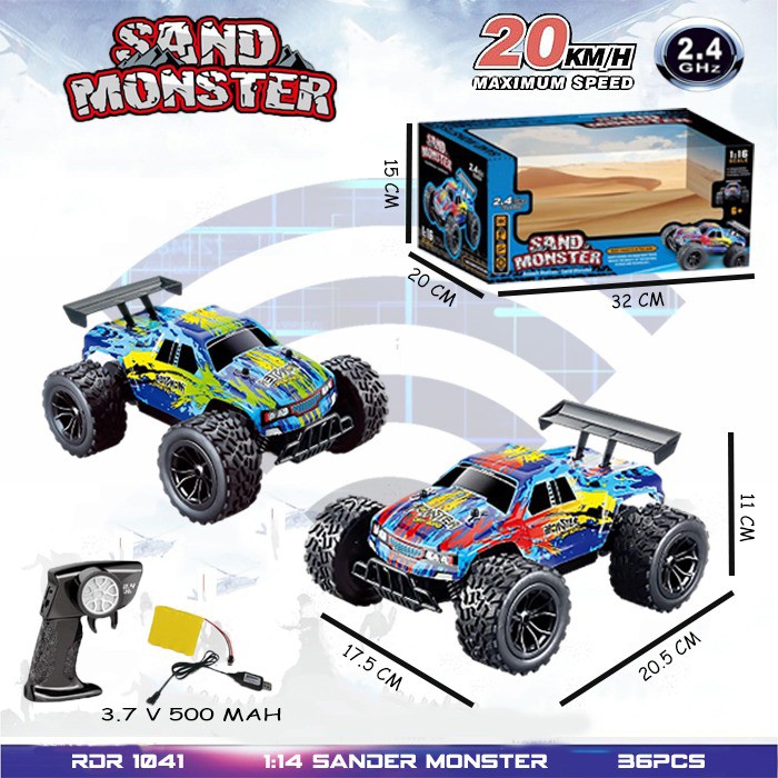 MURAH RDR1041 RDR1205 RDR1202 RC Sander Monster Offroad Off Road Pasir Jeep Mainan Anak Mobil Mobilan Remote Control RADAR