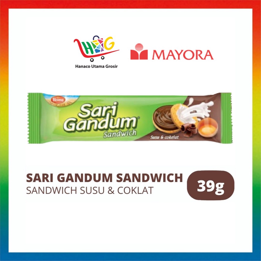 Roma Sari Gandum Coklat 39gr [ 1 PCS ]