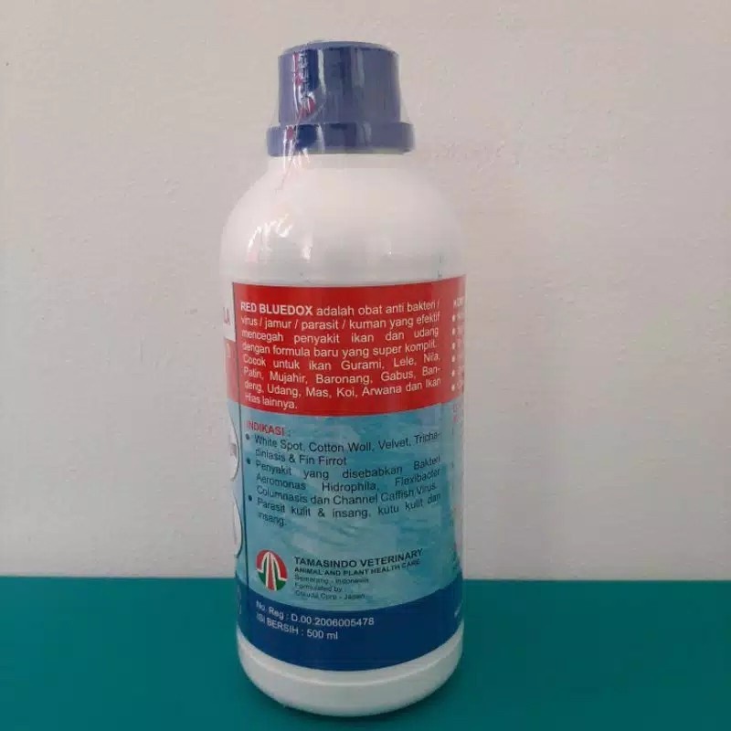RED BLUEDOX 500ML OBAT ANTI JAMUR PARASITE OBAT IKAN