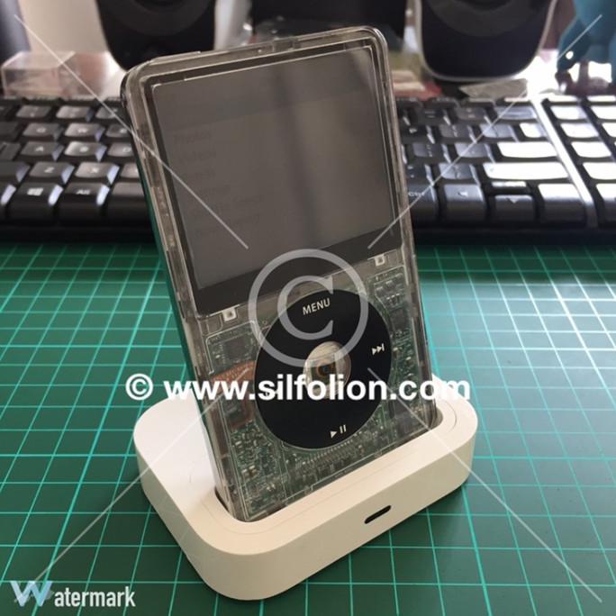 iPod Classic Video 5th 5.5th Gen SD Card Flash Mod Clear Front Case