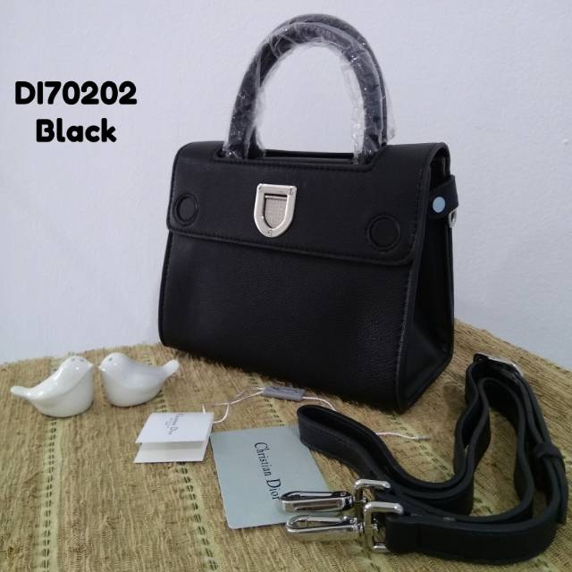 Tas selempang wanita hitam import China