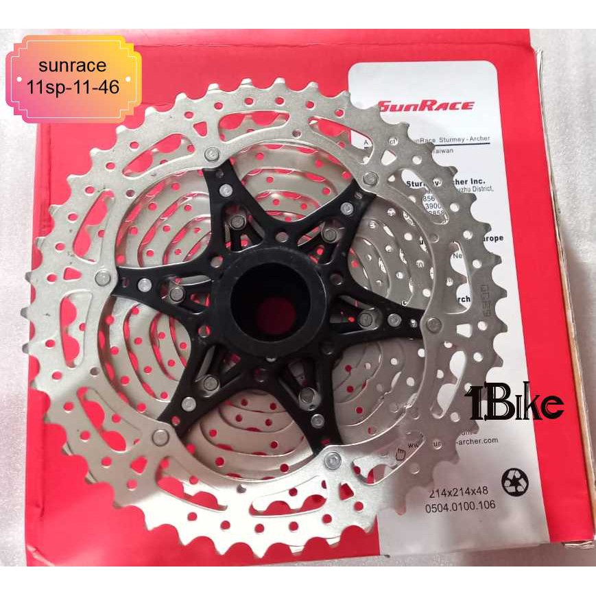 Sprocket Casset Sunrace 11 Sp 11 - 46 Csms8 Eazo Xs0 Metalic Silver