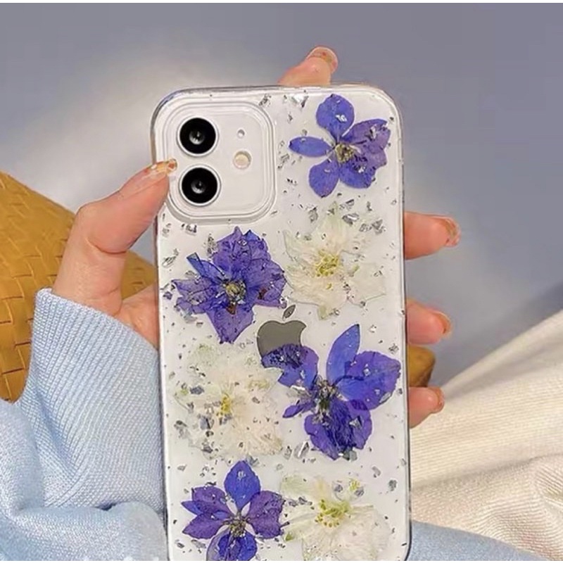 Dried Flower Case Oppo A54 A74 5G A53 A33 A11k Vigo V21 X60 V11 Pro Y51A X50 Samsung A72 A52 A32 M02