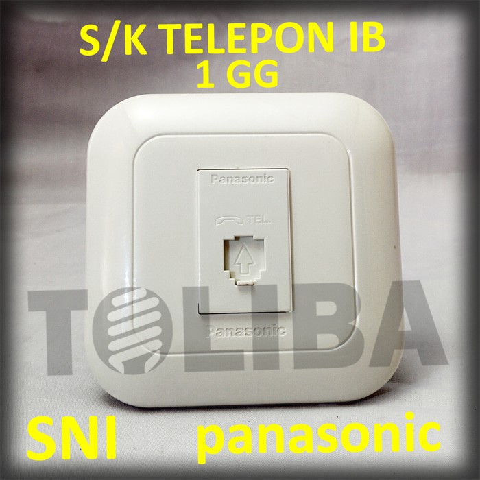 stopkontak stop kontak s/k telepon ib panasonic wej2164 6p 4c jack rj