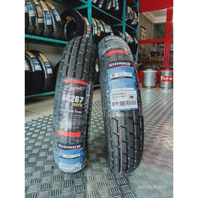 ban shinko SR267 soft 120/70-17 front