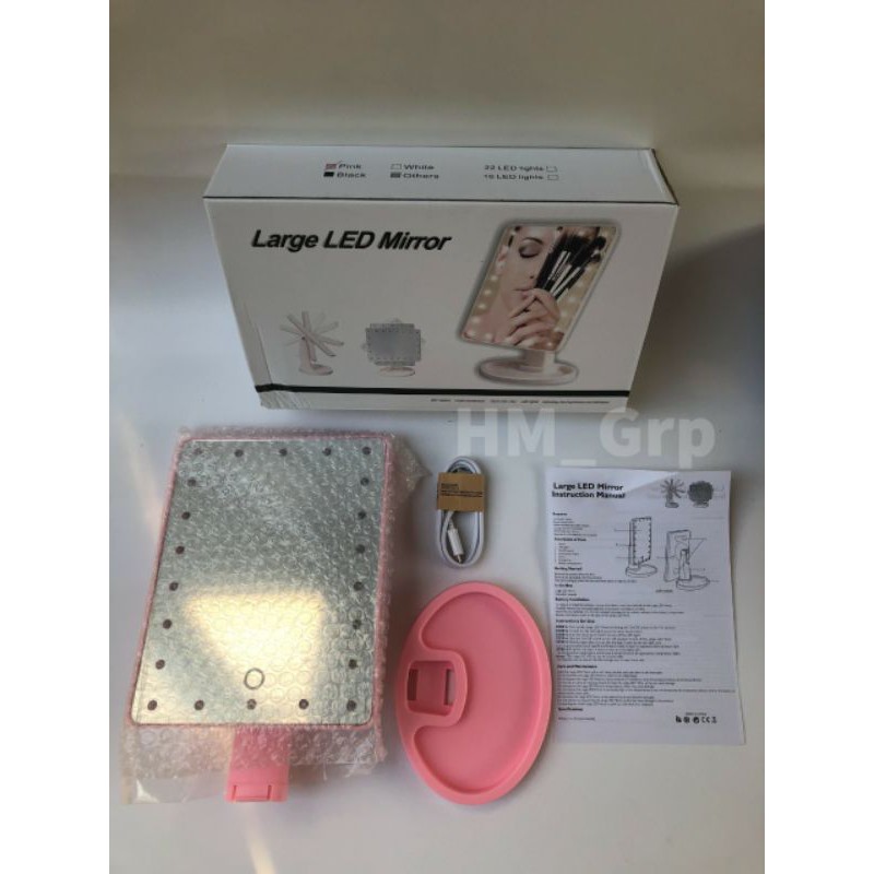 Cermin makeup led / Kaca makeup Led mirror led duduk