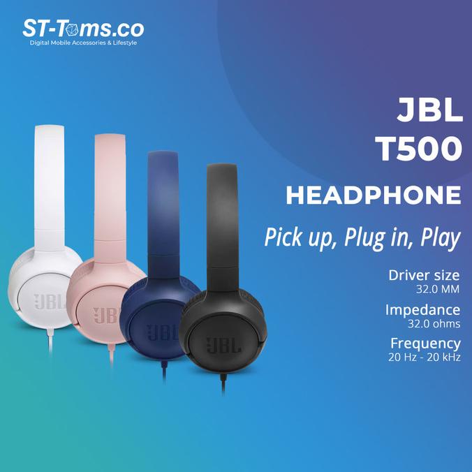 HARGA SPESIAL JBL On-Ear Headphone T500 / T 500