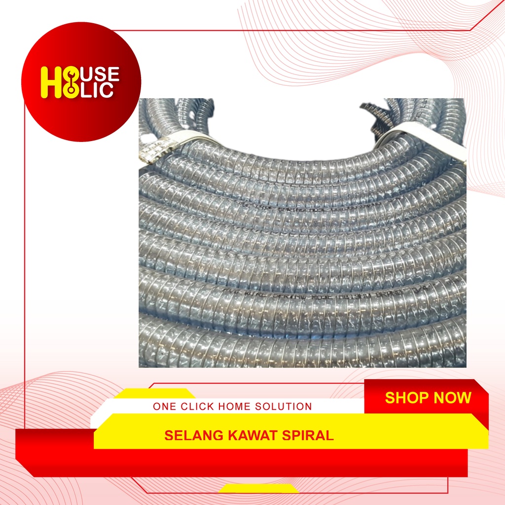 Selang Kawat Bening / Selang Spring / Spring Hose