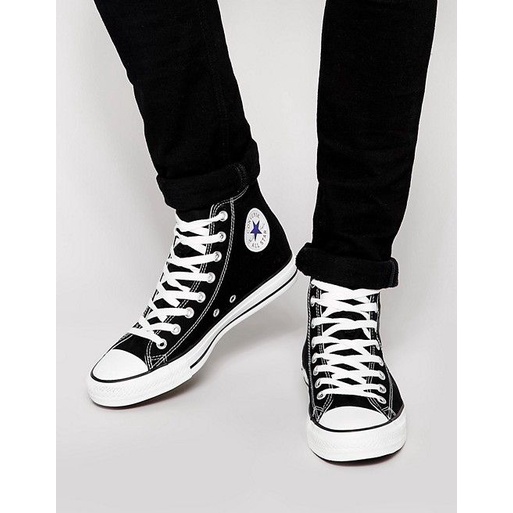 SEPATU CONVERSE HI ALL STAR OX MONO HI NAVY HITAM MERAH KADO HADIAH CEWEK COWOK