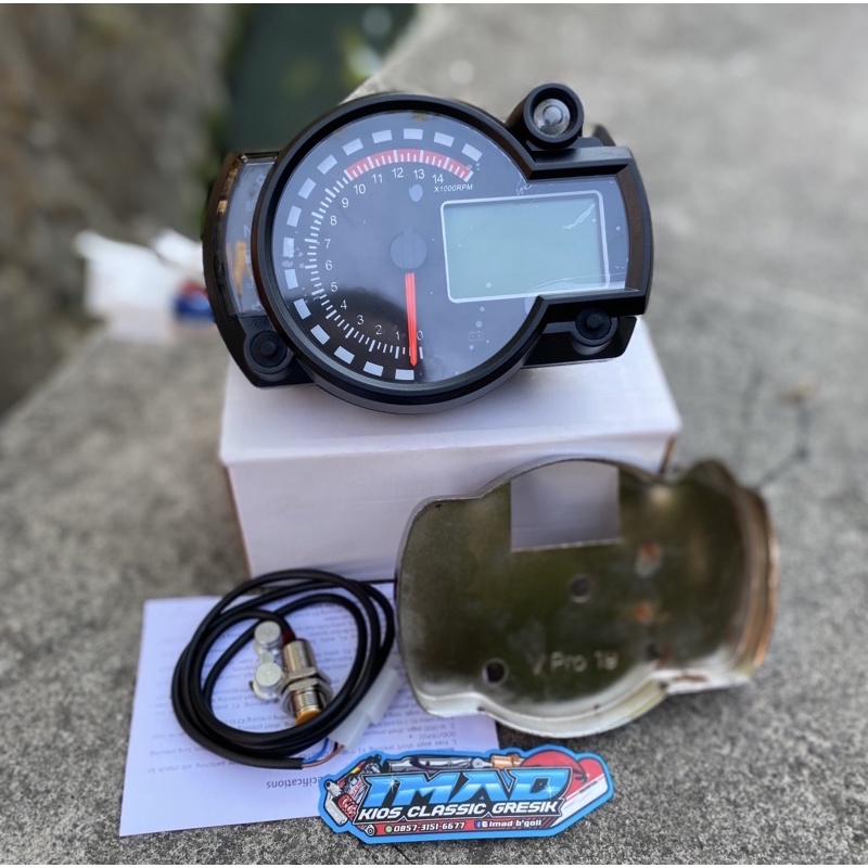 Speedometer spido koso rx2n set dudukan pangkon spido digital koso rx2