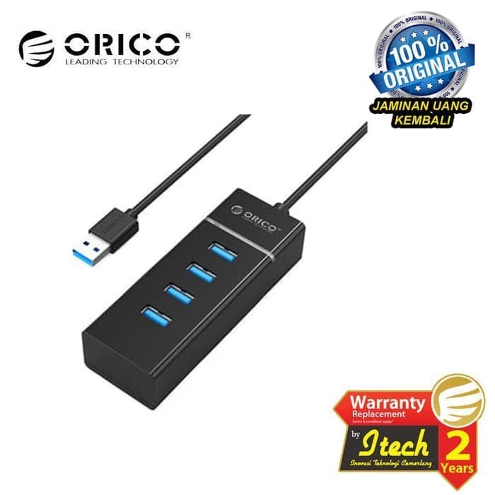 ORICO W6PH4 BK Super Speed USB3.0 4 port no power HUB