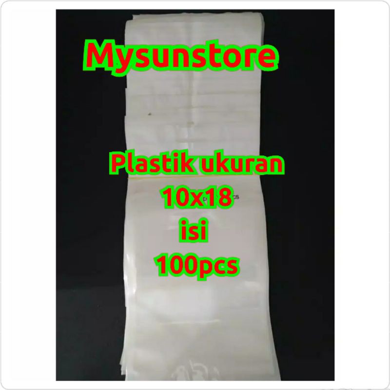 Plastik Klip 10x18 cm Aksesoris / Ziplock Zipper / Zip Lock 10 x 18 Mysunstore