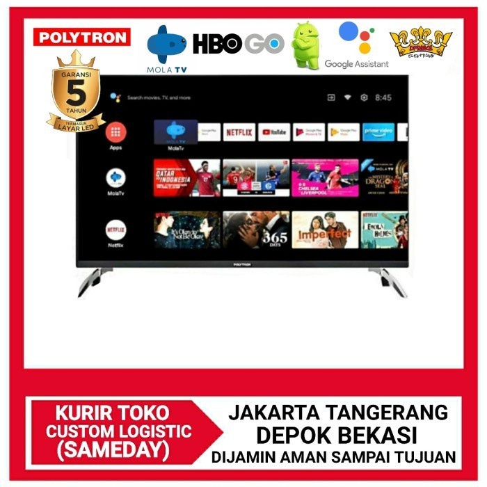 promo   POLYTRON Smart Android Digital Mola TV 40inch PLD 40AG9953