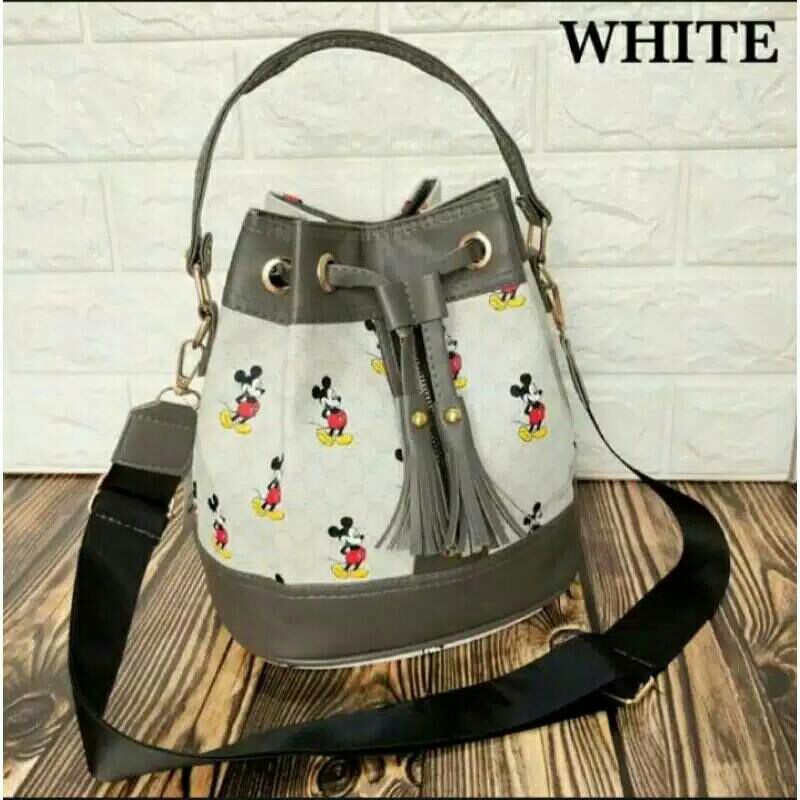Tas selempang wanita serut Gc mickey