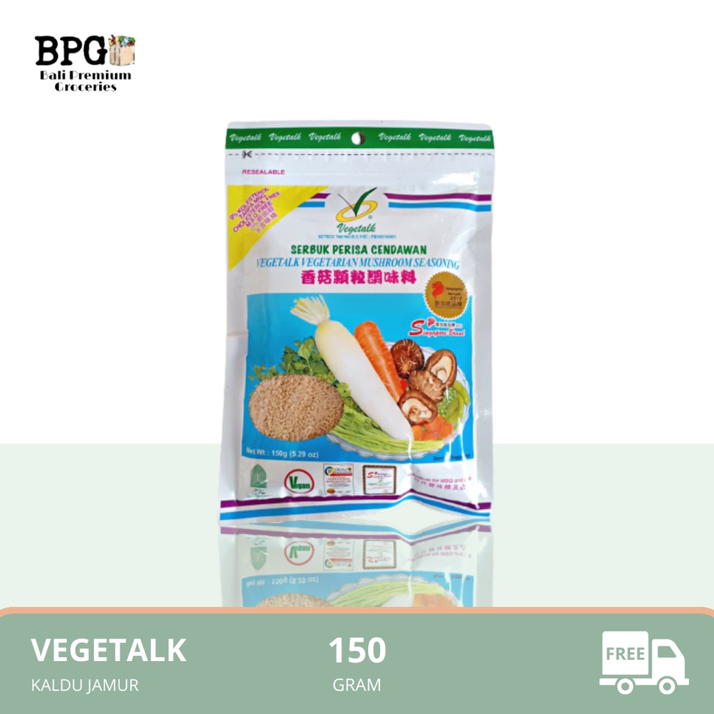 

VEGETALK Mushroom Seasoning 150Gr (Kaldu Jamur)