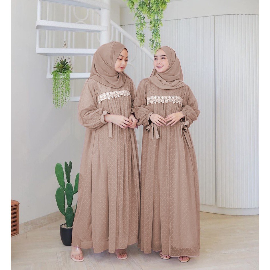 SR - DRESS IVORY TALITA GAMIS TILE MEWAH