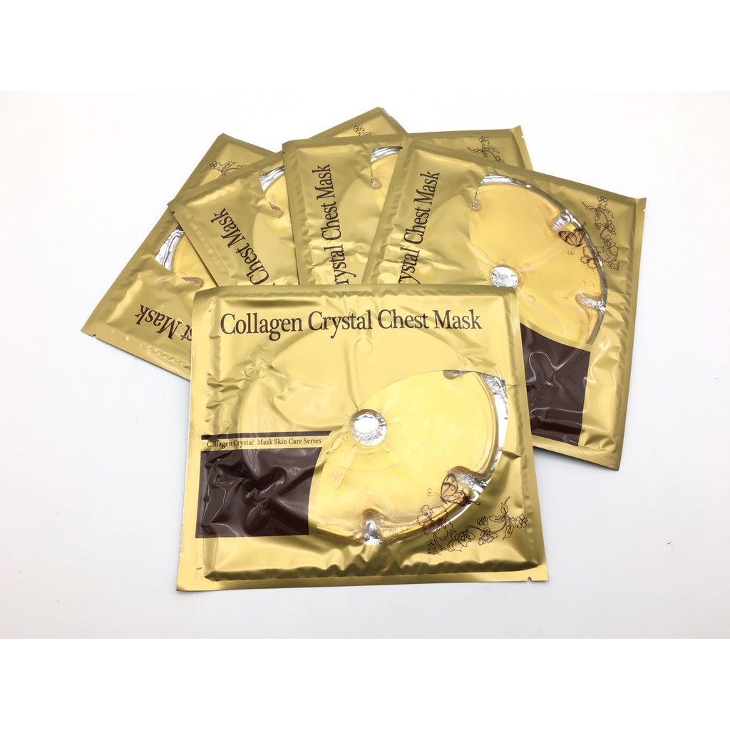 COLLAGEN CRYSTAL MASK BREAST , MASKER PAYUDARA EMAS GOLD SEPASANG