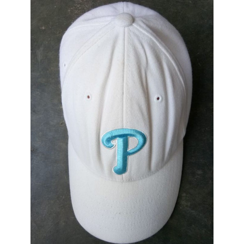 Topi MLB Putih logo P (Second)