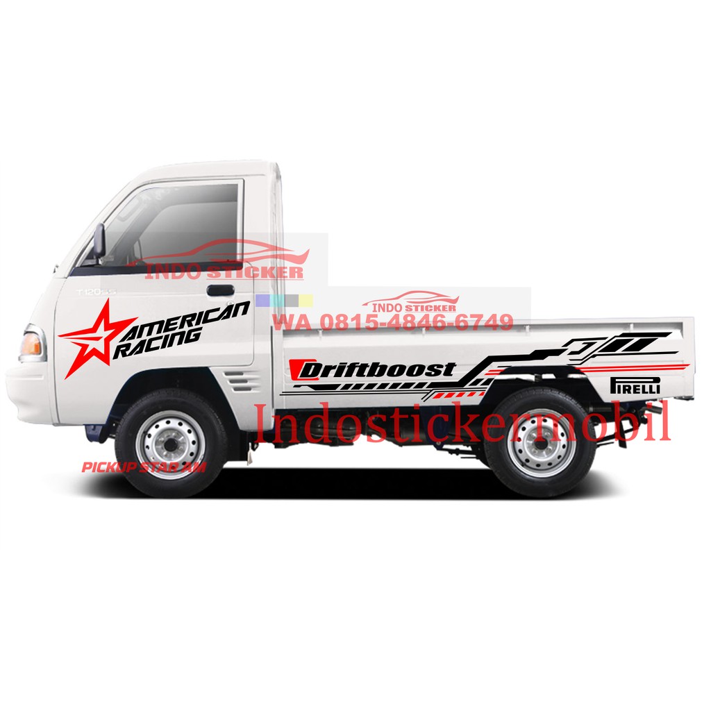 NEW Striping Sticker Stiker Mobil Pickup T120ss Futura Stiker Pick Up Carry Grand Max Stiker Pickup Shopee Indonesia