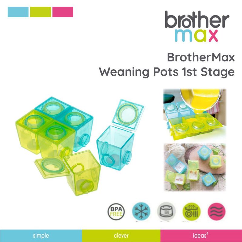 Brother Max 1st Stage / 2nd Stage Weaning Pots