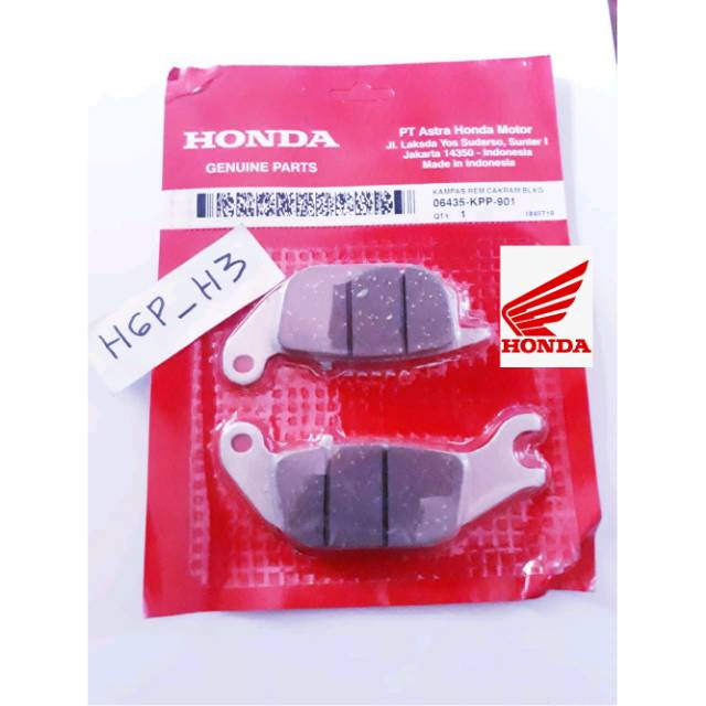 Kampas Rem Cakram Belakang Supra X 125 New Supra X 125 Fi Tiger Revo 06435 Kpp 901 Asli Hgp Honda Shopee Indonesia