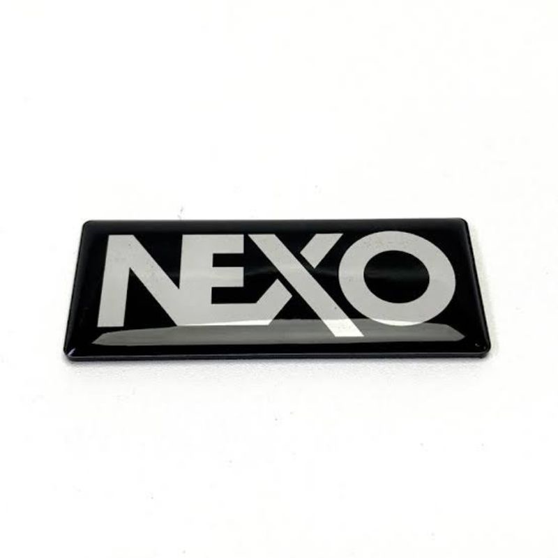 NEXO LOGO BOX emblem lentur terlaris (sticker timbul)