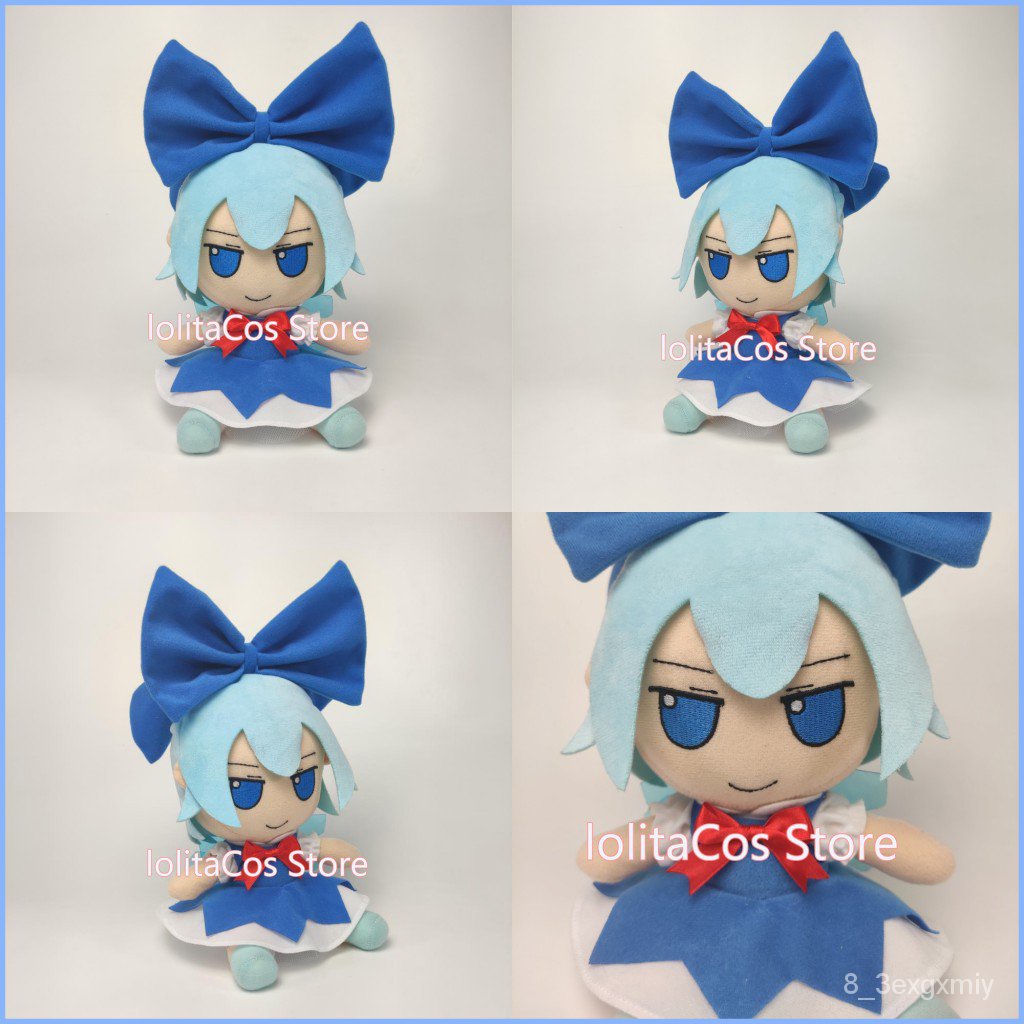 Japan Anime TouHou Project Cirno Fumo Fumo Cosplay Cute Girl Doll Plush Stuffed Throw Pillow Sittin0