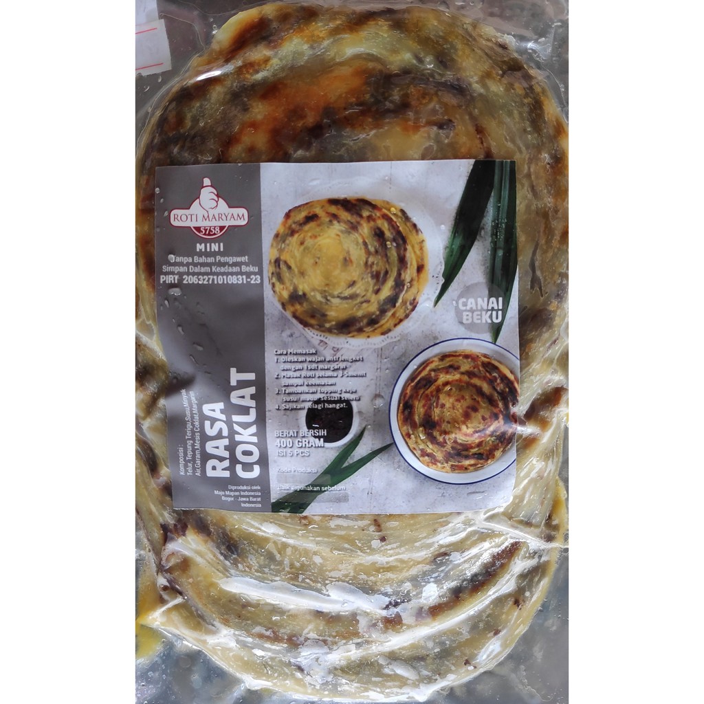 

Mamain Roti maryam 5758 Rasa cokelat isi 5