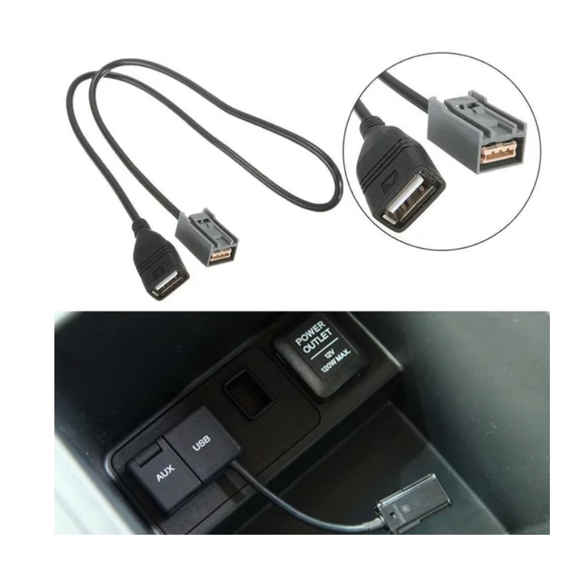 Aux Usb Kabel Adapter for Mobilio Brv Brio Legend Acura Elysion Pilot