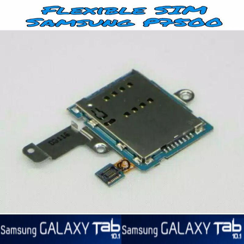 Flexible simcard slot holder Samsung Tab 10.1 P7500