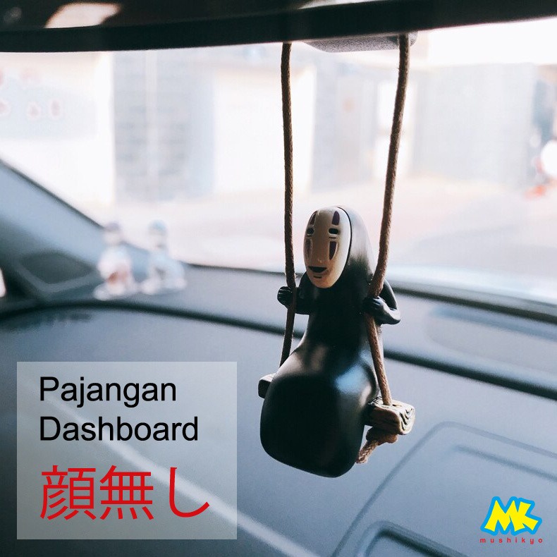 Pajangan Dashboard mobil - Ayunan No Face Spirited Away