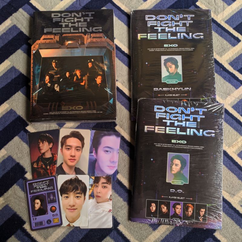 EXO DFTF DON'T FIGHT THE FEELING ALBUM PB 2 EXPANSION JEWEL VERSI XIUMIN AR SELCA SEHUN D.O BAEKHYUN