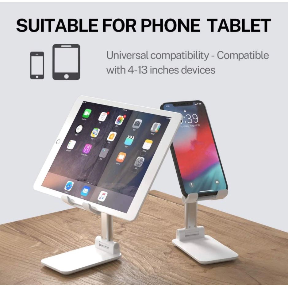 Foldable Desktop Phone Holder Tablet Stand Mobile Desk holder hp Stand Hp Ipad