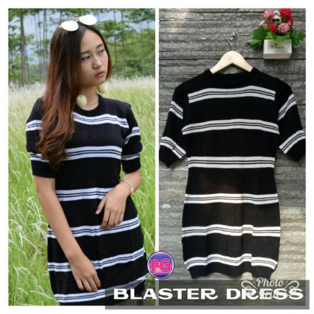 BLASTER DRESS / Dress / Baju Rajut / Baju Rajut Panjang / Mini dress