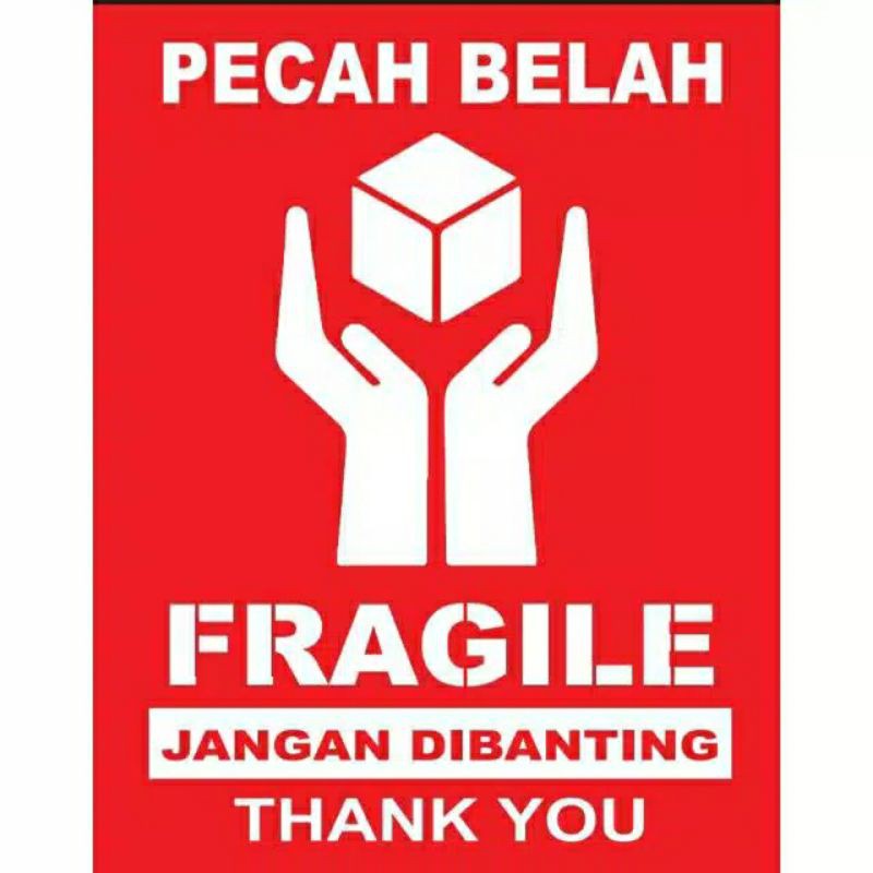 Jual Stiker Fragilestiker Pecah Belah Ukuran 55x7cm Shopee Indonesia 0089