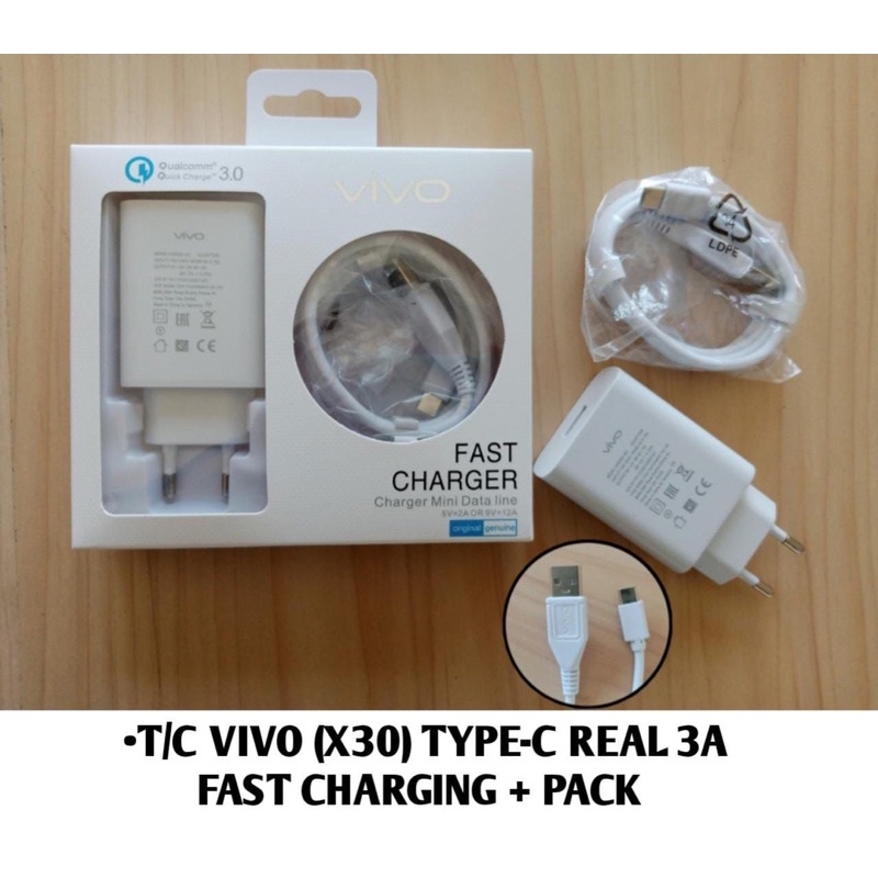 BOS - TC ORI VIVO X27 SUPER FAST CHARGING | CASAN TRAVEL CHARGER V17 PRO 10V-2.25A V8/MICRO USB/TYPE C