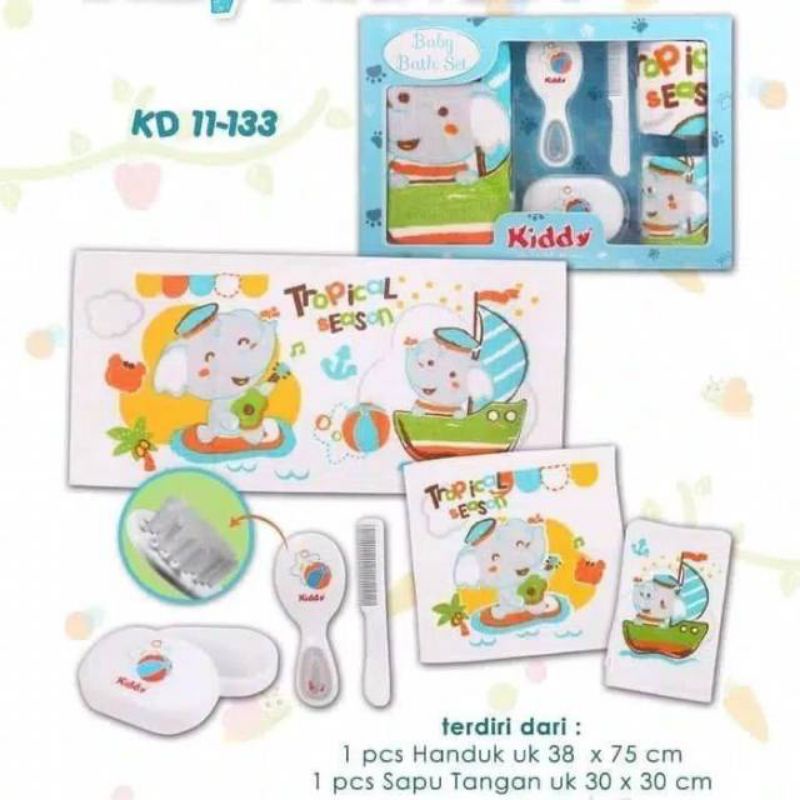 Kiddy Baby Set Bath KD 11133 - Set Perlengkapan Mandi Bayi