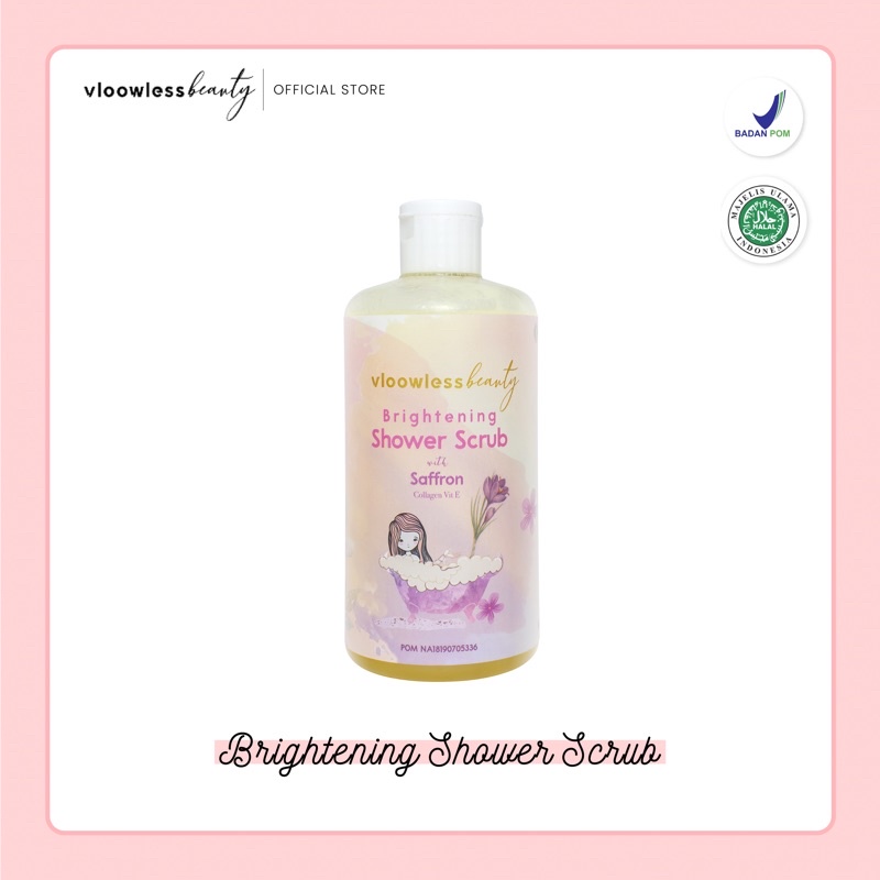 Vloowless Brightening Shower Scrub