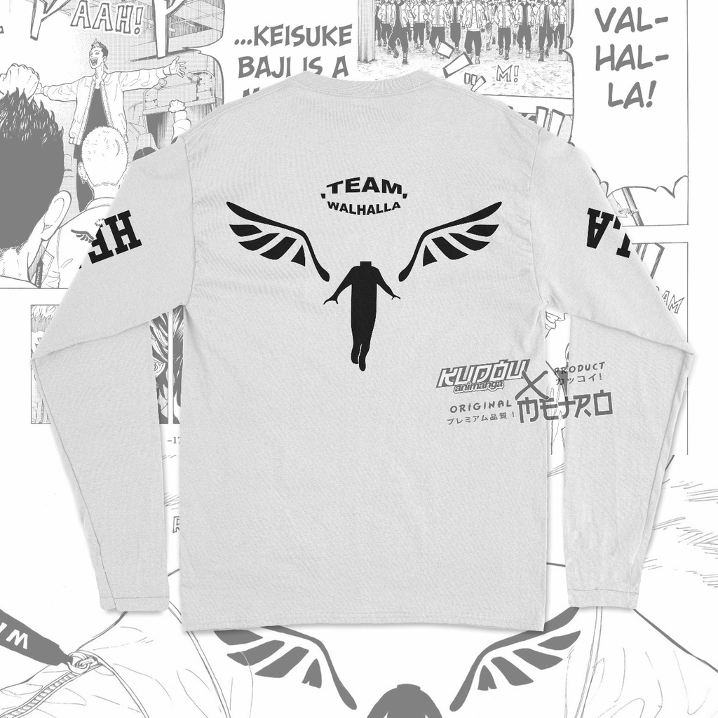 Longsleeve Team Valhalla Tokyo Manji Anime Tokyo Revengers Manga Premium Unisex