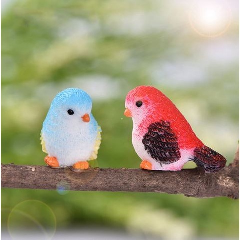 Miniatures - Terrariums - Fairy Garden Animal_Colorful Bird