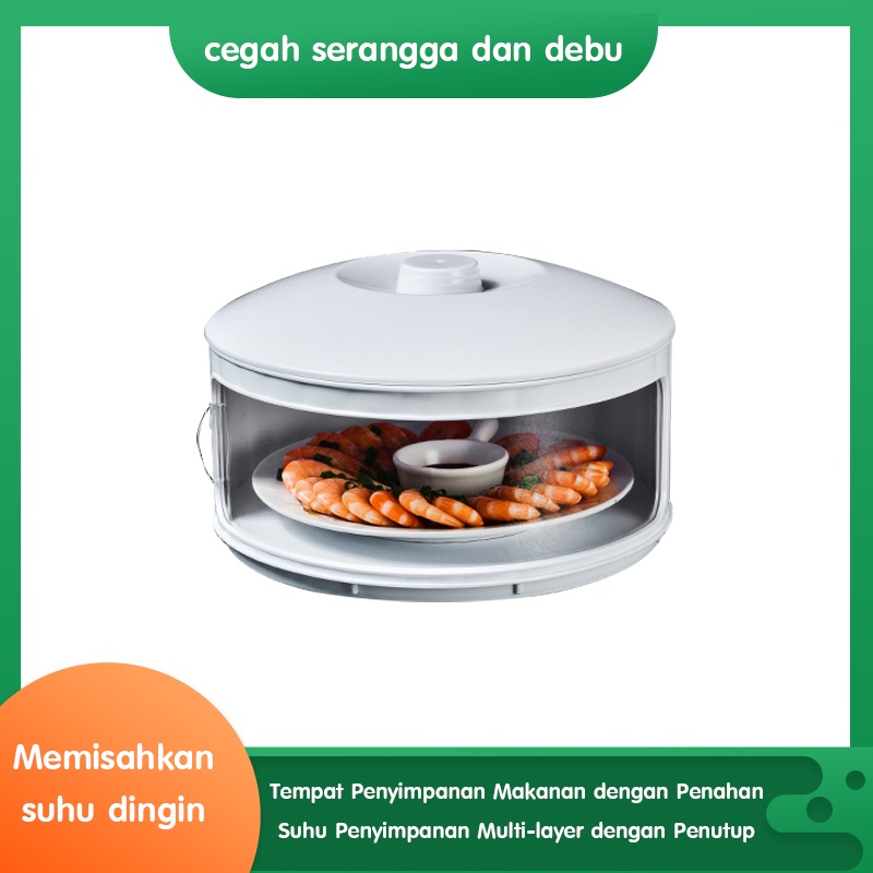 Tempat Penyimpanan Makanan Dengan Penahan Suhu Penyimpanan Multi Layer Dengan Penutup Multifungsi Shopee Indonesia