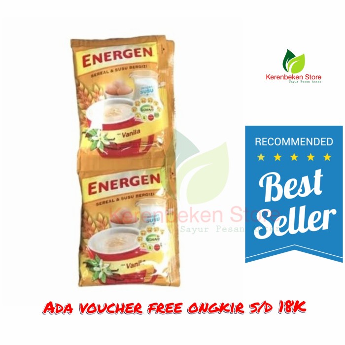 

energen vanilla sachet per renceng