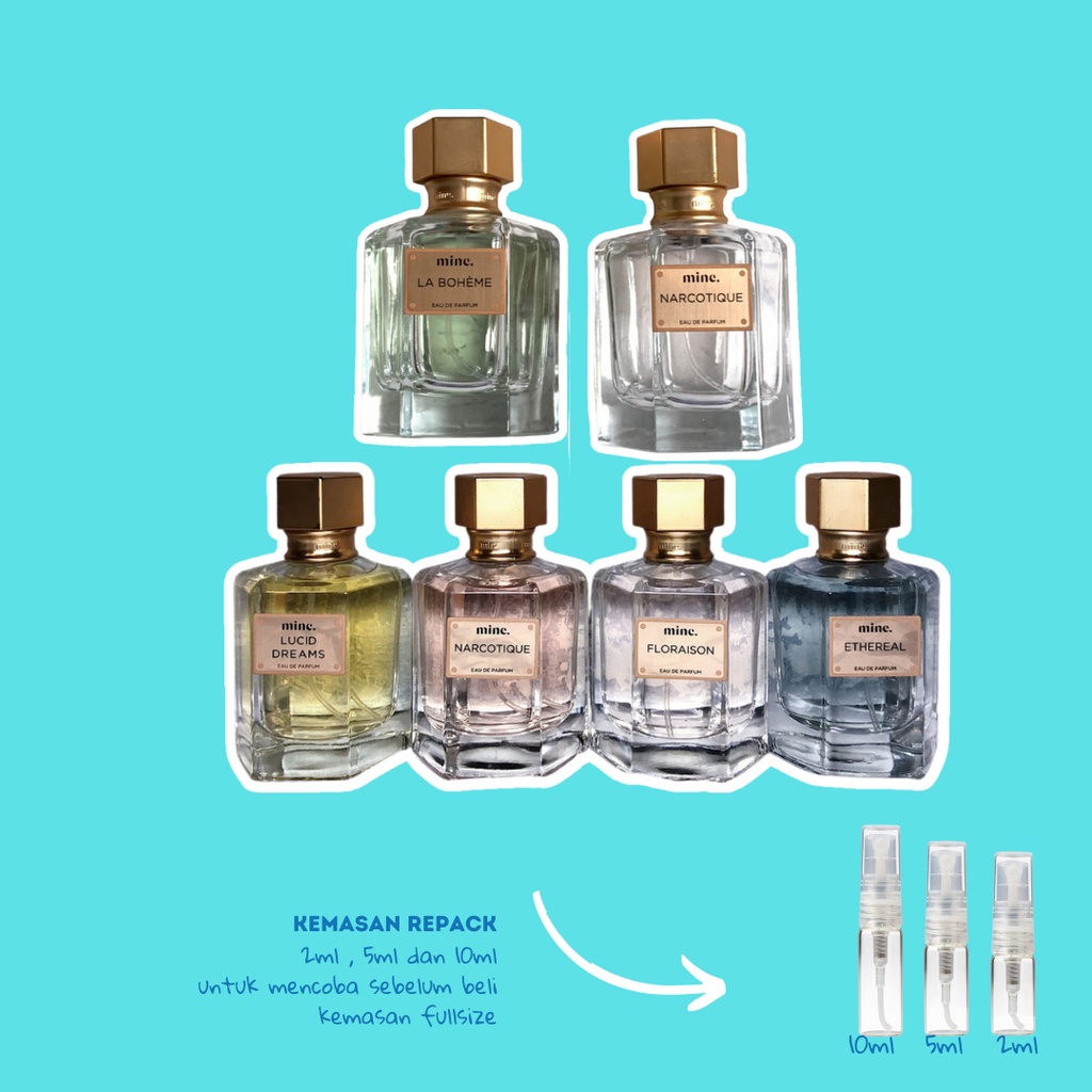 [SHARE / DECANT] PARFUM  Mine Perfumery Lucid Dreams Narcotique Floraison La Boheme Beige 96 Almalik