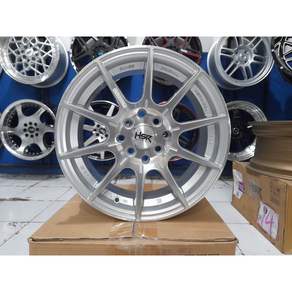 velg racing r 15 hsr rais2 original hsr velg brio agya sigra