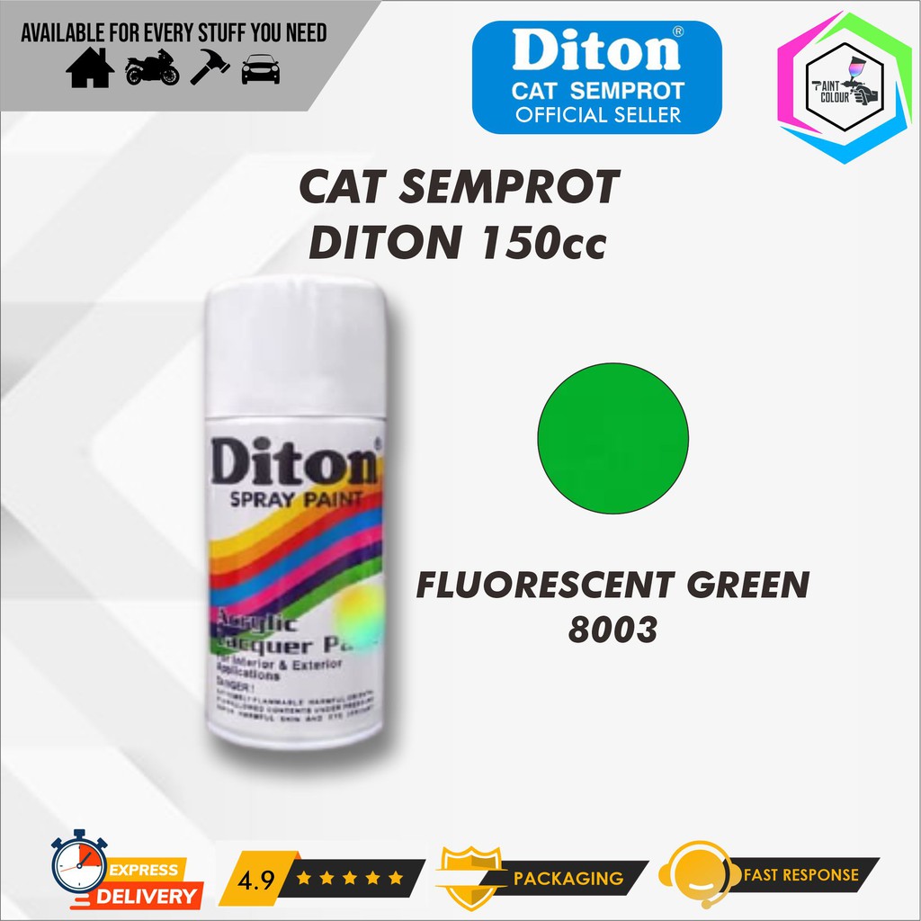 Diton Cat Semprot/Pylox/Motor/Helm 150cc - 8003 Fluorescent Green